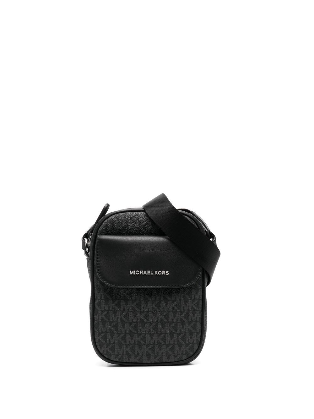 Michael Kors Hudson logo messenger bag - Black von Michael Kors