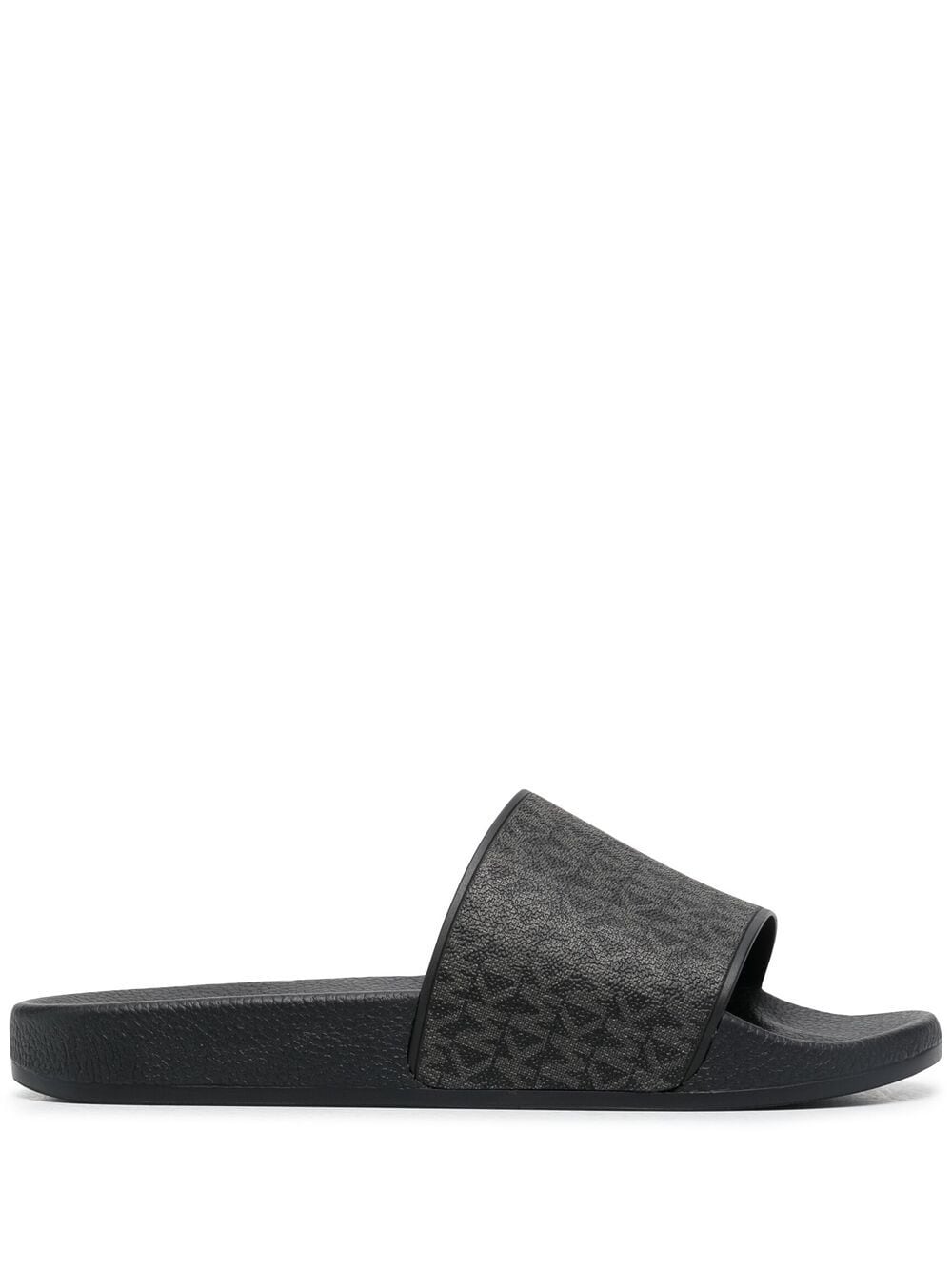 Michael Kors Jake monogram logo-print slides - Black von Michael Kors