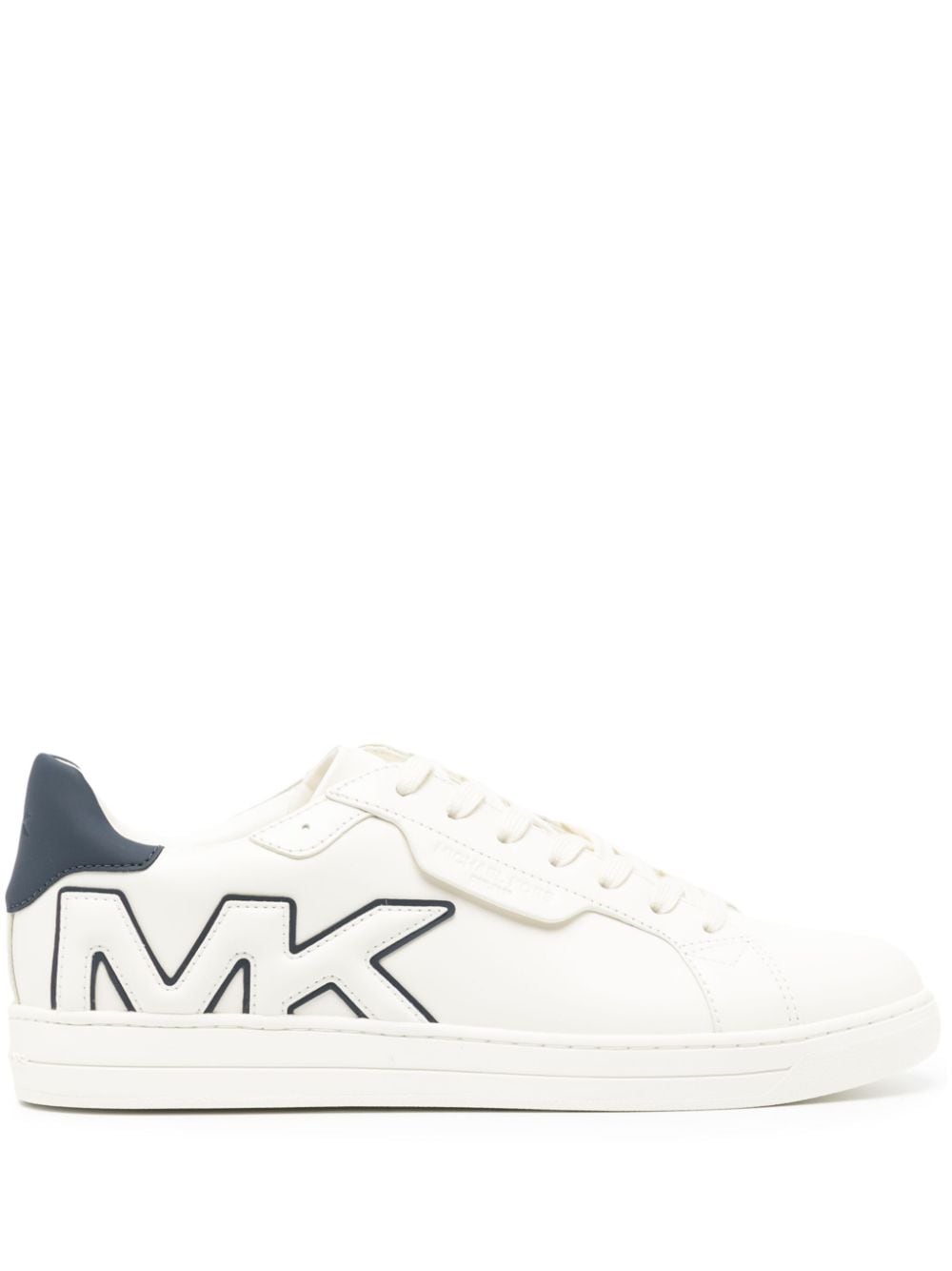 Michael Kors Keating logo-appliqué leather sneakers - White von Michael Kors