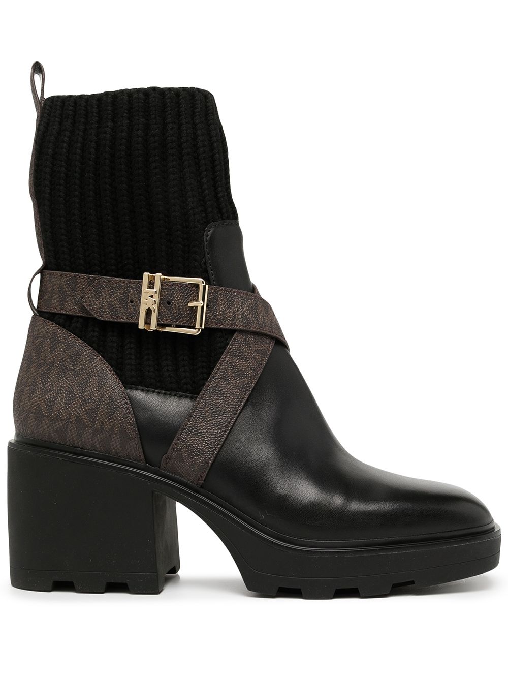 Michael Michael Kors Keisha 75mm sock boots - Black von Michael Michael Kors