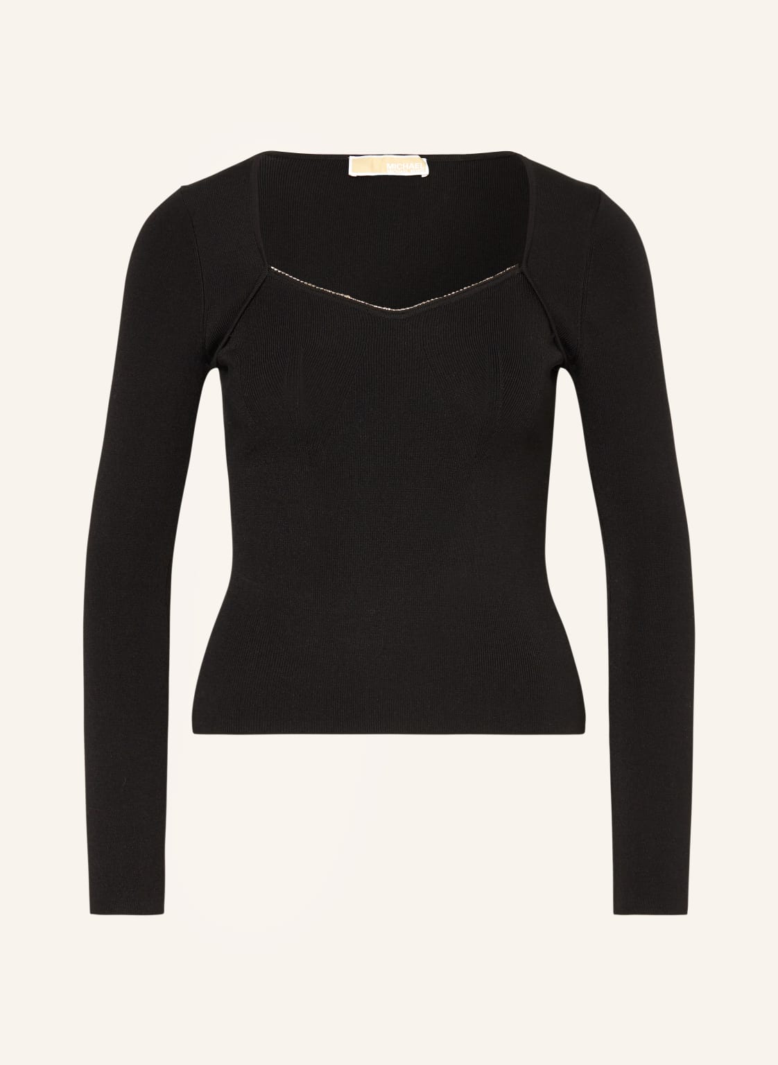 Michael Kors Longsleeve Mit Schmucksteinen schwarz von Michael Kors