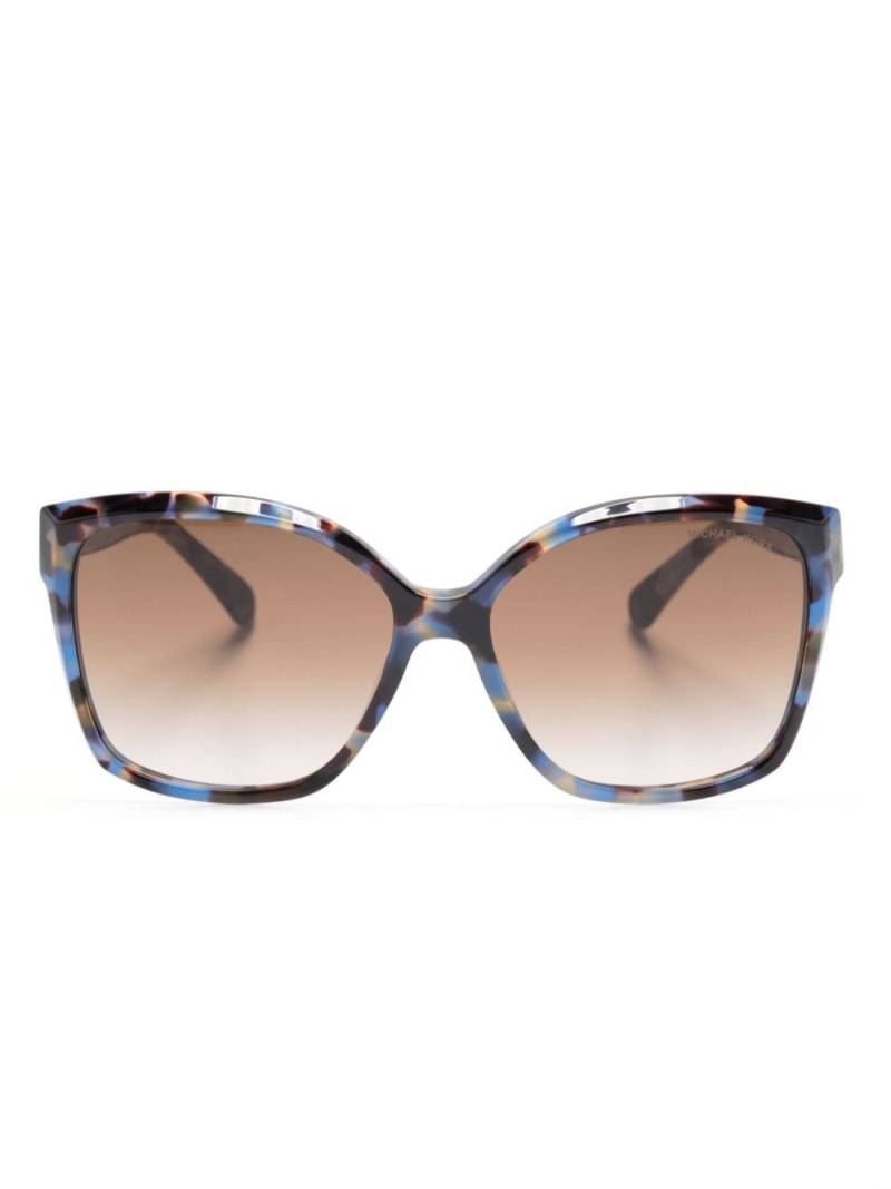 Michael Kors Malia square-frame sunglasses - Blue von Michael Kors