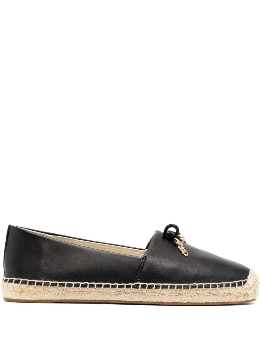 Michael Kors Nori leather espadrilles - Black von Michael Kors