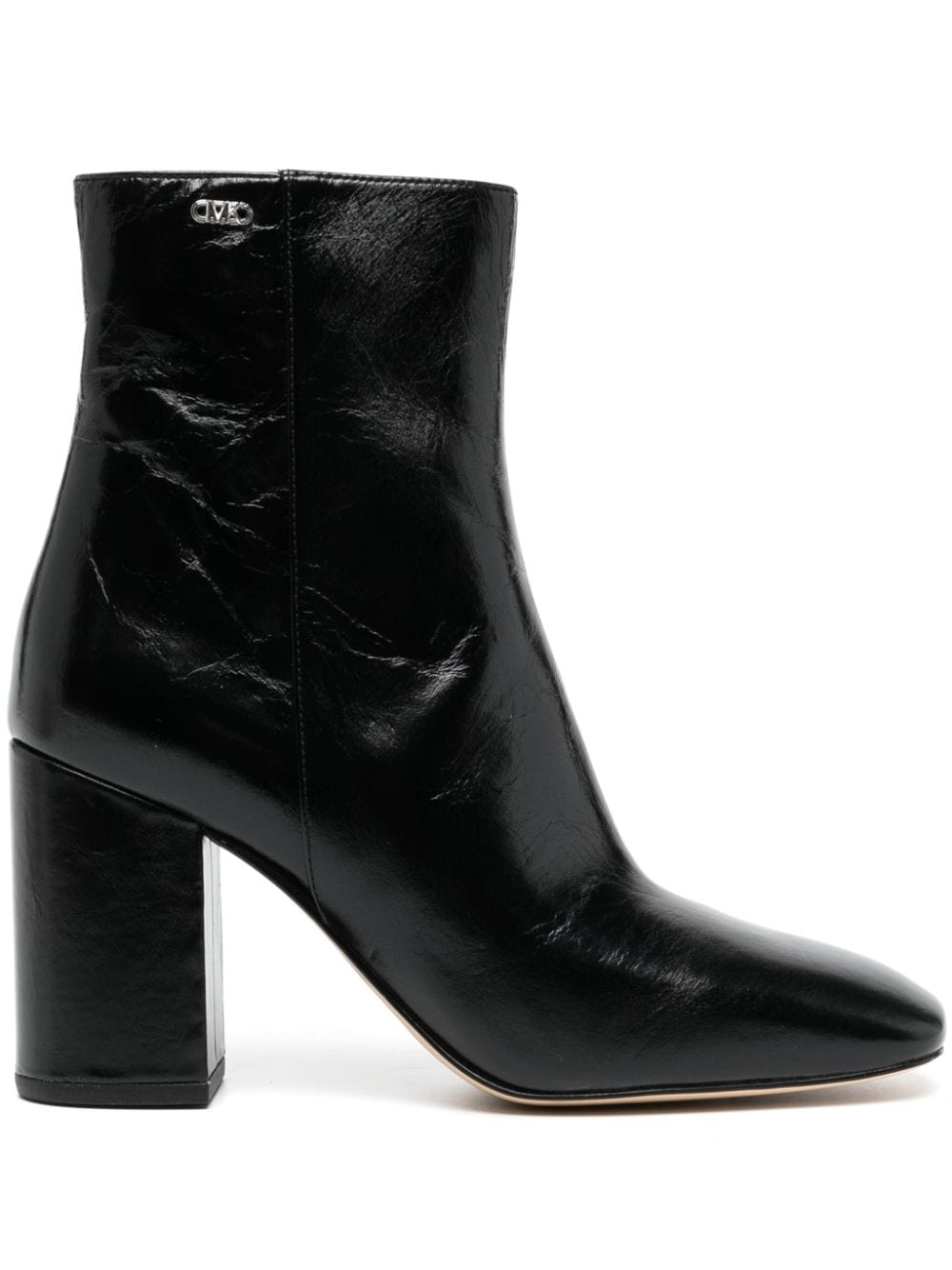 Michael Kors Perla 90mm logo-plaque boots - Black von Michael Kors