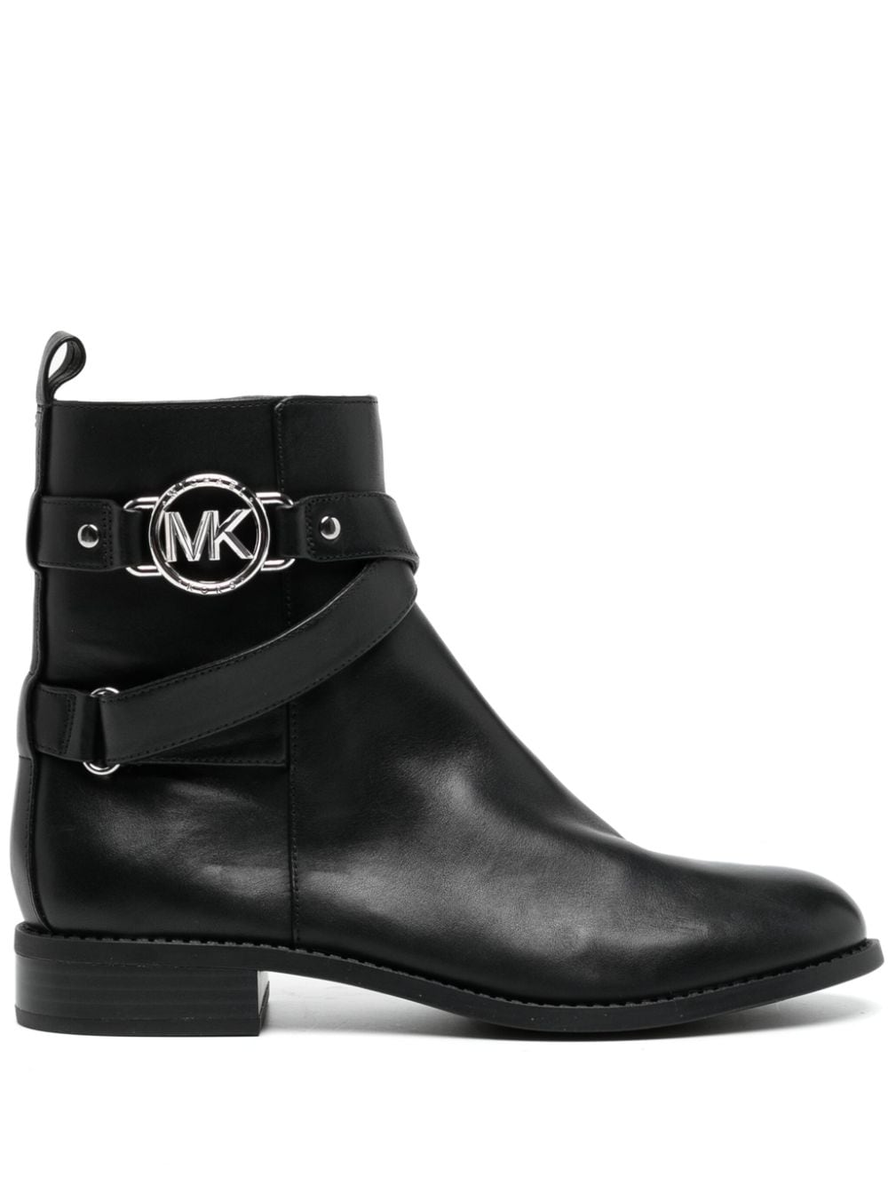 Michael Kors Rory logo-plaque boots - Black von Michael Kors