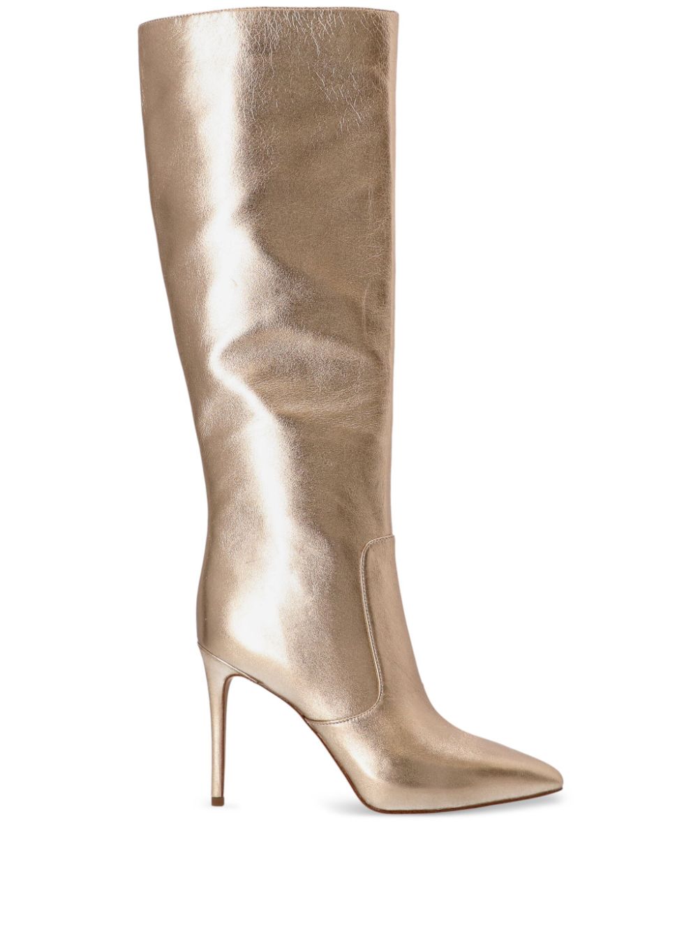 Michael Kors Rue 100mm metallic knee-high boots - Gold von Michael Kors