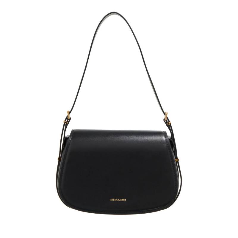Michael Kors Schultertasche - Lydia Md Flap Messenger - Gr. unisize - in Schwarz - für Damen von Michael Kors