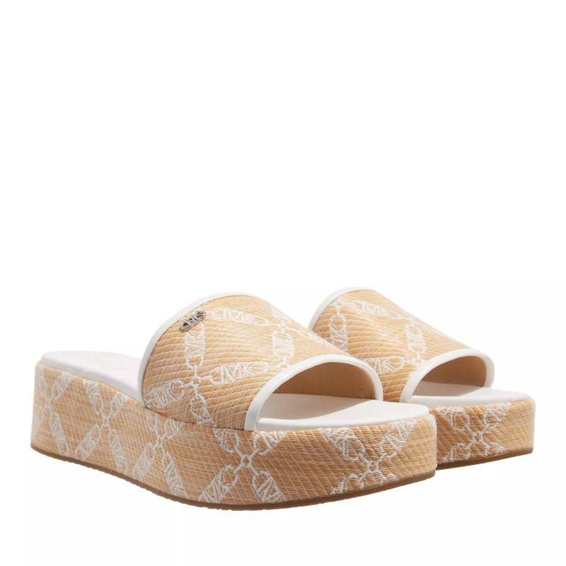 Michael Kors Slipper & Pantoletten - Ember Wedge - Gr. 40 (EU) - in Beige - für Damen von Michael Kors