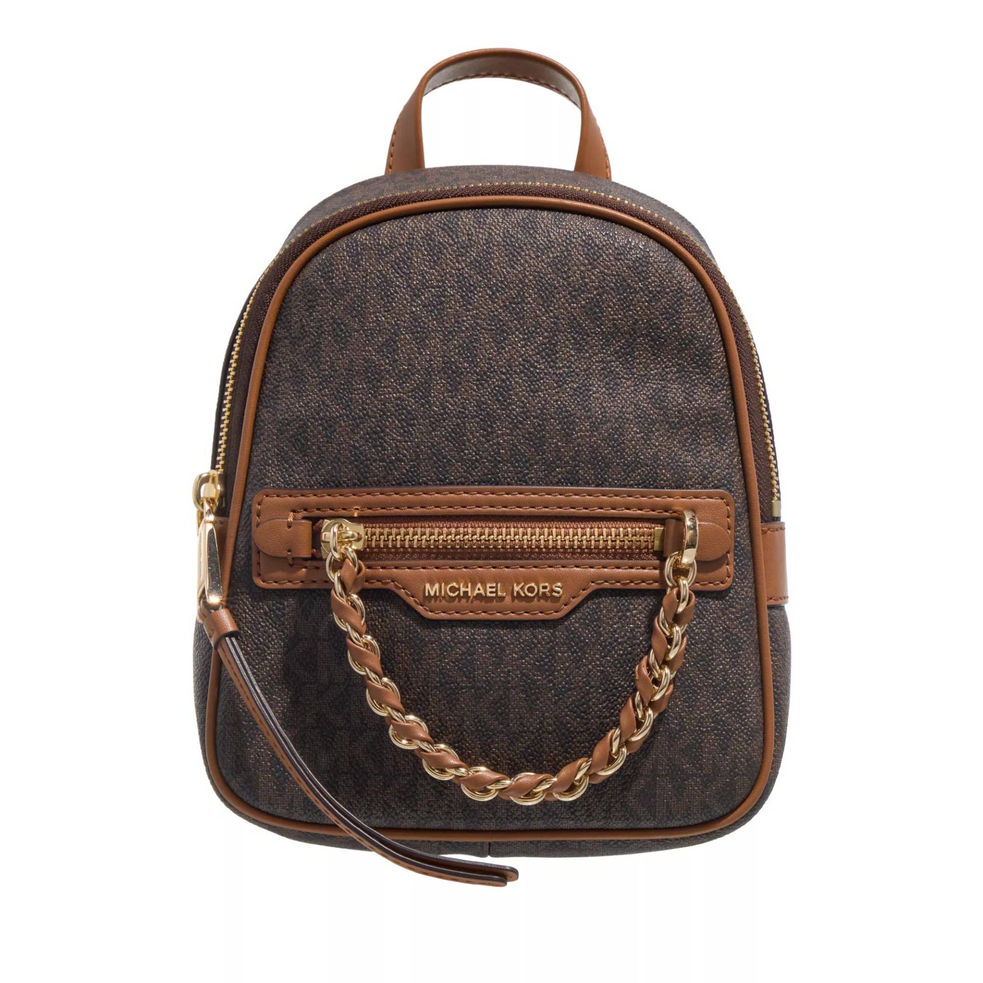 Michael Kors Umhängetasche - Elliot Xs Cnv Messenger Backpack - Gr. unisize - in Braun - für Damen von Michael Kors