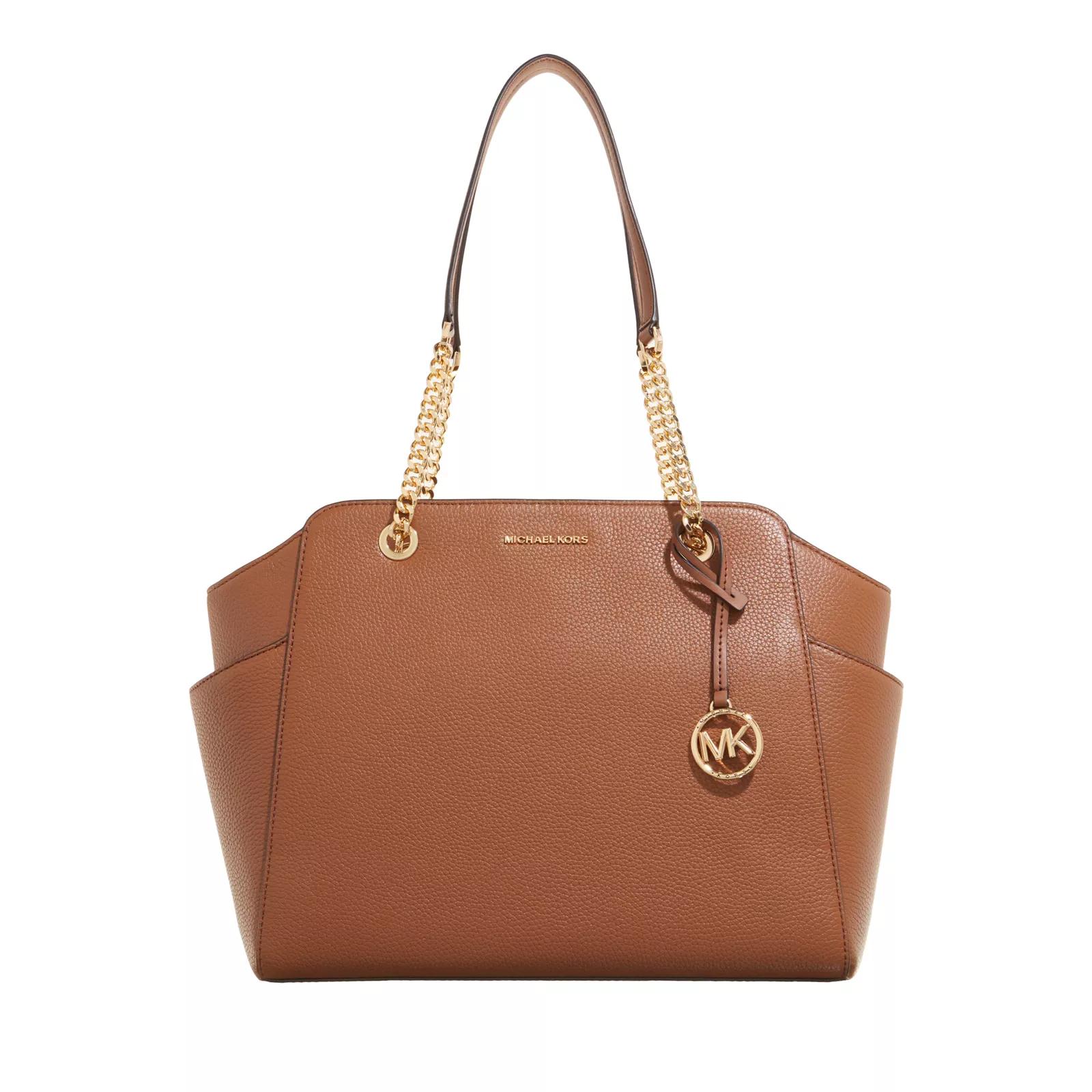 Michael Kors Umhängetasche - Jacquelyn Medium Chain Tote - Gr. unisize - in Braun - für Damen von Michael Kors