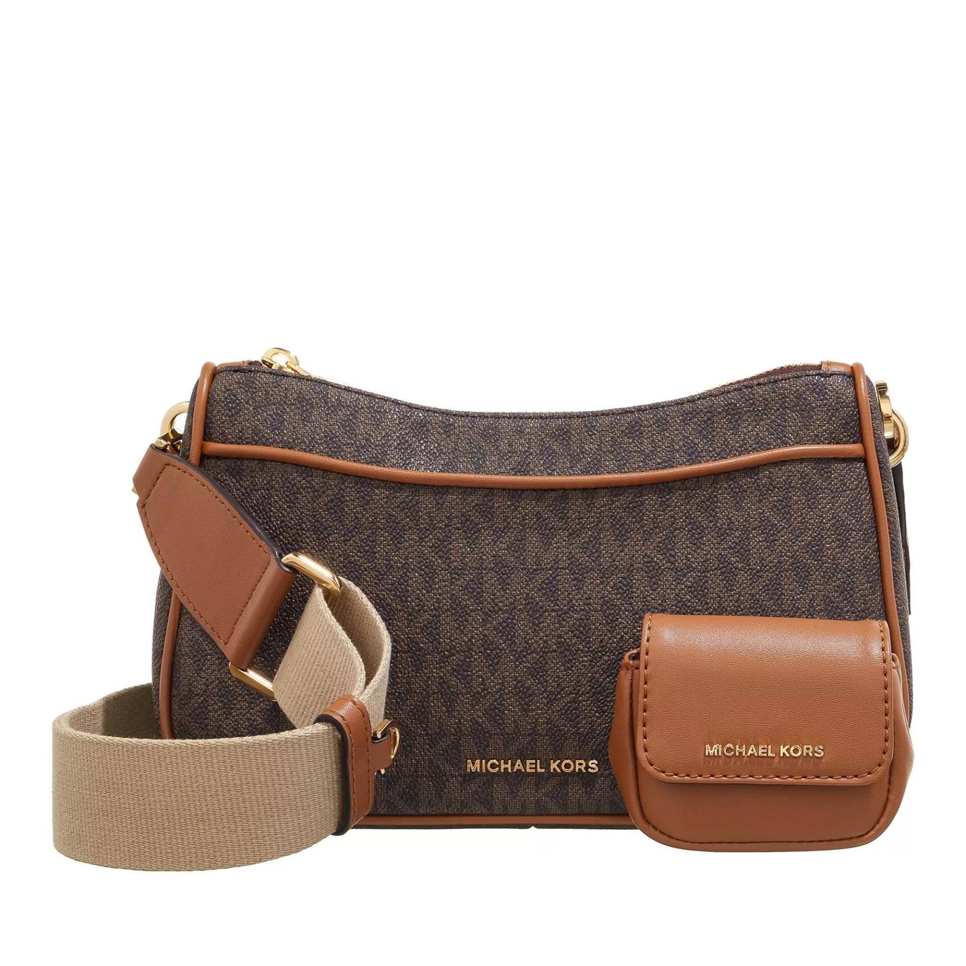 Michael Kors Umhängetasche - Md Tz Pch Xbody W Strap - Gr. unisize - in Braun - für Damen von Michael Kors