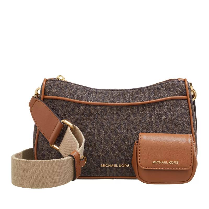 Michael Kors Umhängetasche - Jet Set Medium Top-Zip Pouch Crossbody w Strap - Gr. unisize - in Braun - für Damen von Michael Kors