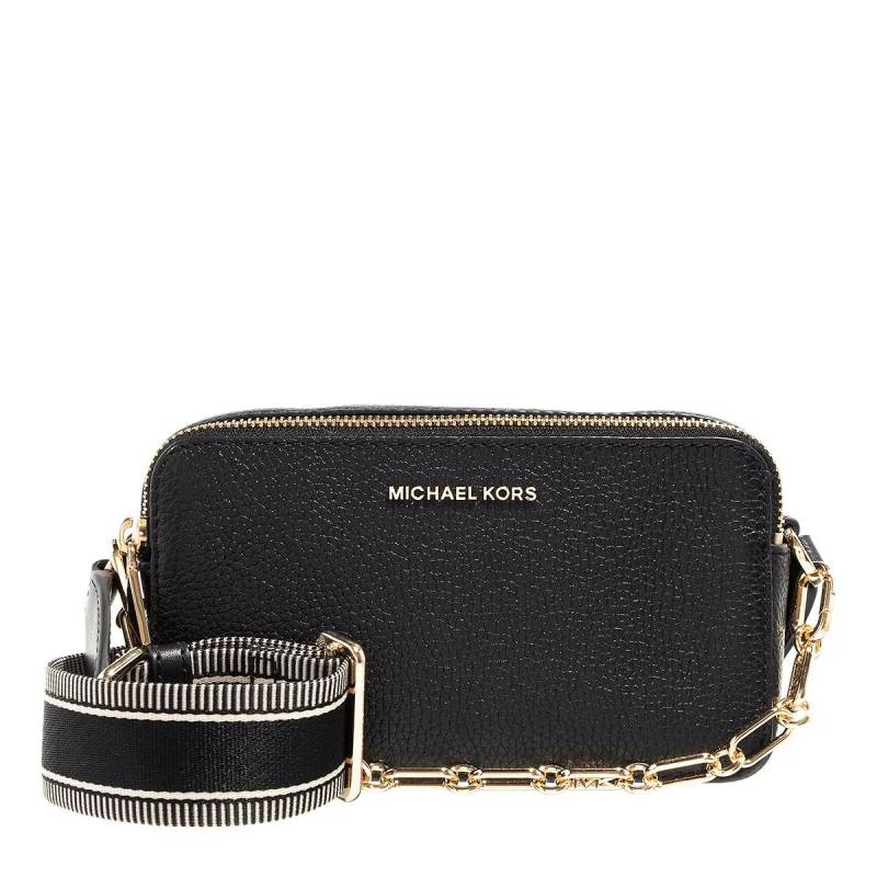 Michael Kors Umhängetasche - Jet Set Small Dbl Zp Camra Chain Crossbody - Gr. unisize - in Schwarz - für Damen von Michael Kors