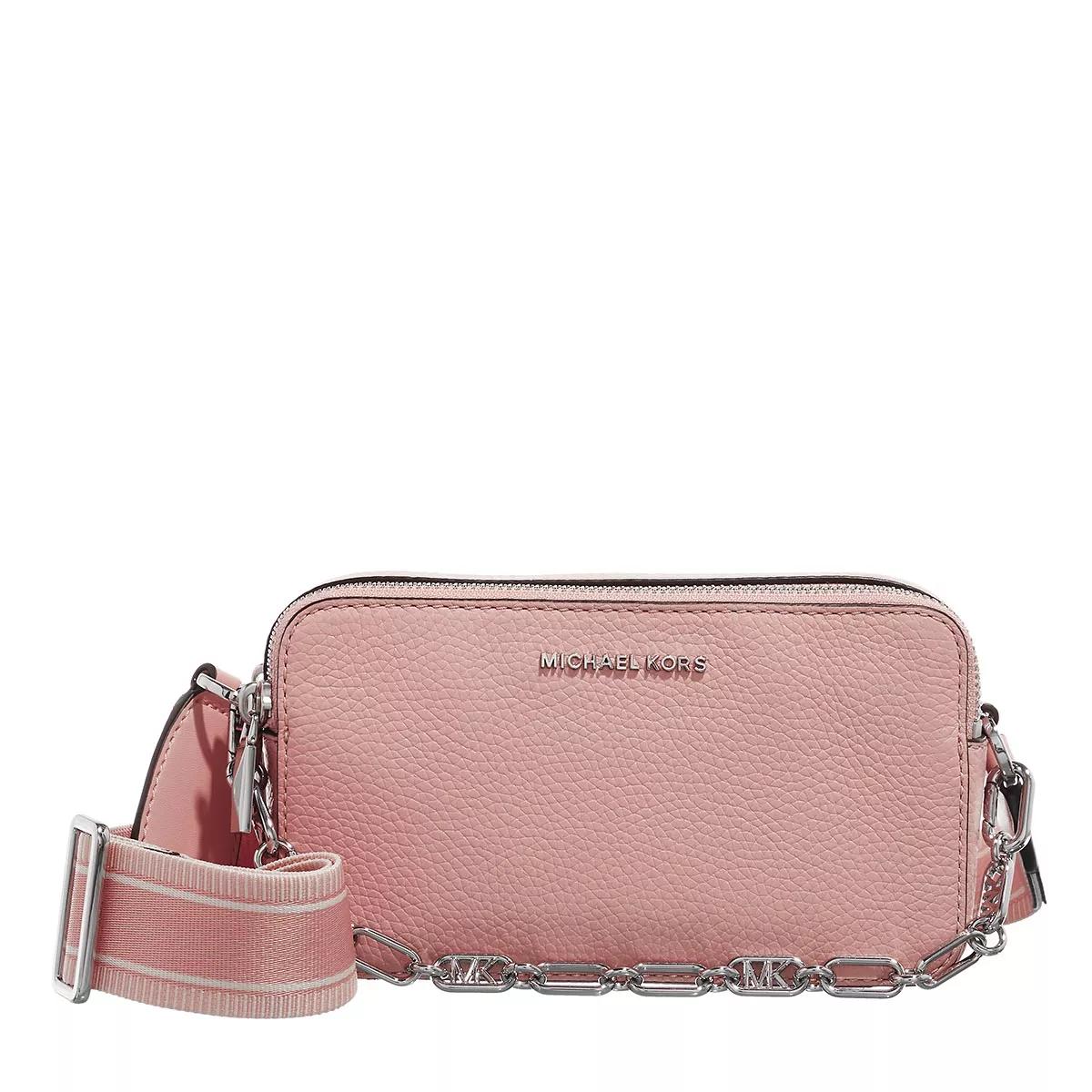 Michael Kors Umhängetasche - Jet Set Small Double Zip Camera Chain Crossbody - Gr. unisize - in Rosa - für Damen von Michael Kors