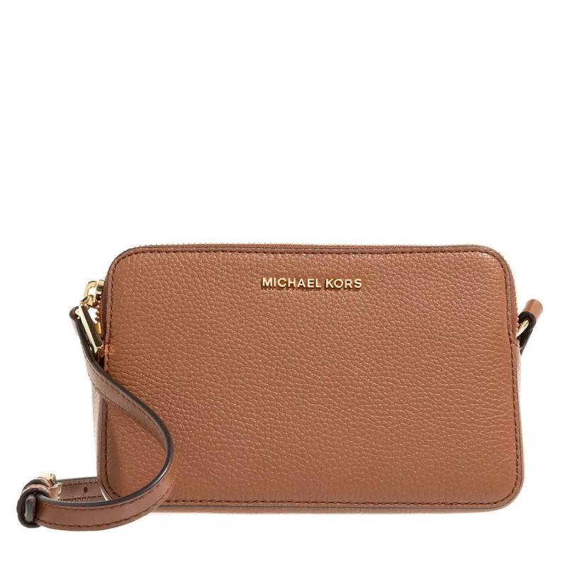 Michael Kors Umhängetasche - Jet Set Small Double Zip Camera Xbody - Gr. unisize - in Cognacbraun - für Damen von Michael Kors