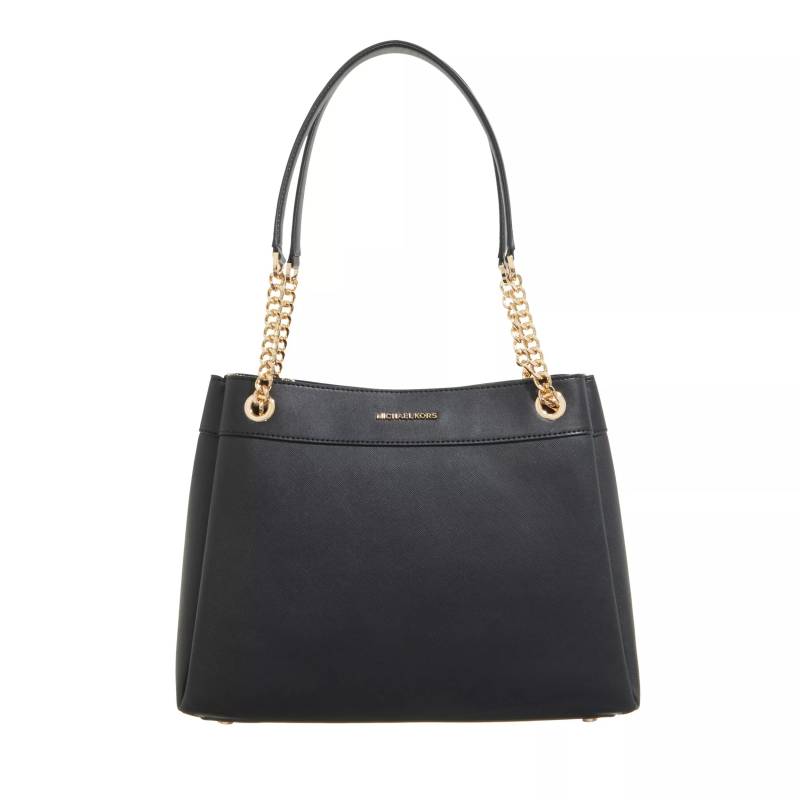 Michael Kors Umhängetasche - Lori Medium Chain Shoulder Tote - Gr. unisize - in Schwarz - für Damen von Michael Kors