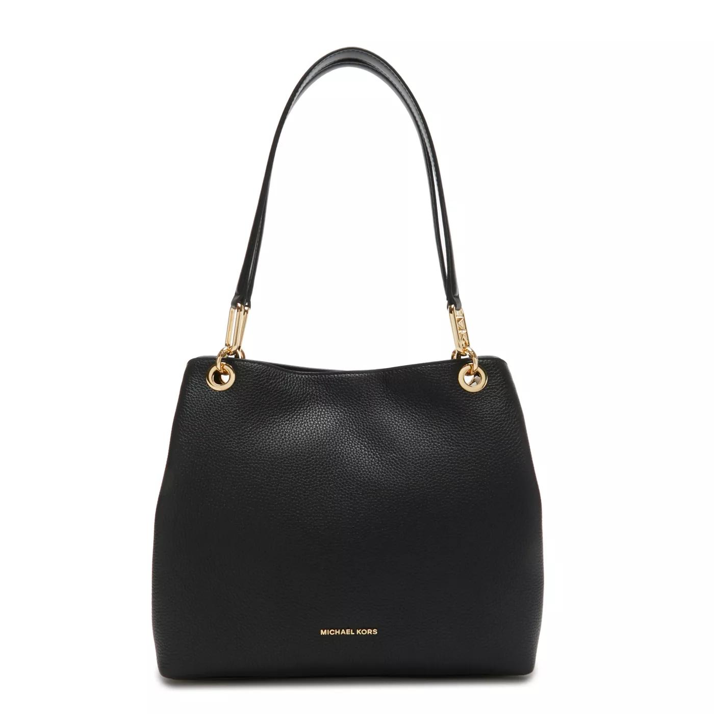 Michael Kors Umhängetasche - Michael Kors Kensington Schwarze Leder Schultertas - Gr. unisize - in Schwarz - für Damen von Michael Kors