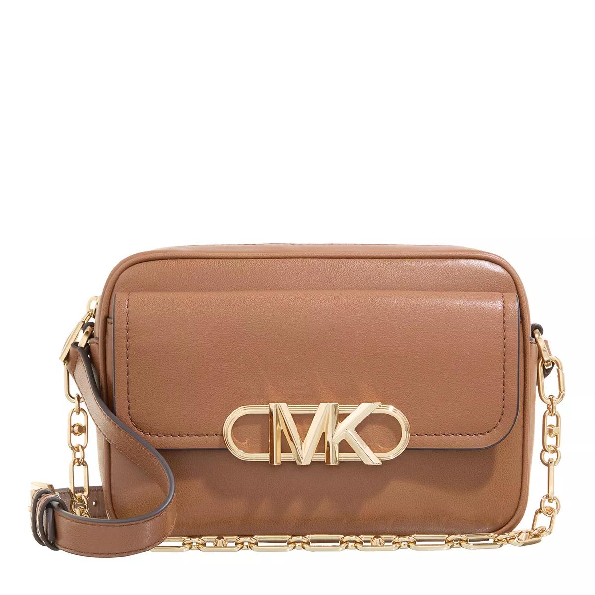 Michael Kors Umhängetasche - Parker Medium Chain Swag Camera Crossbody - Gr. unisize - in Cognacbraun - für Damen von Michael Kors