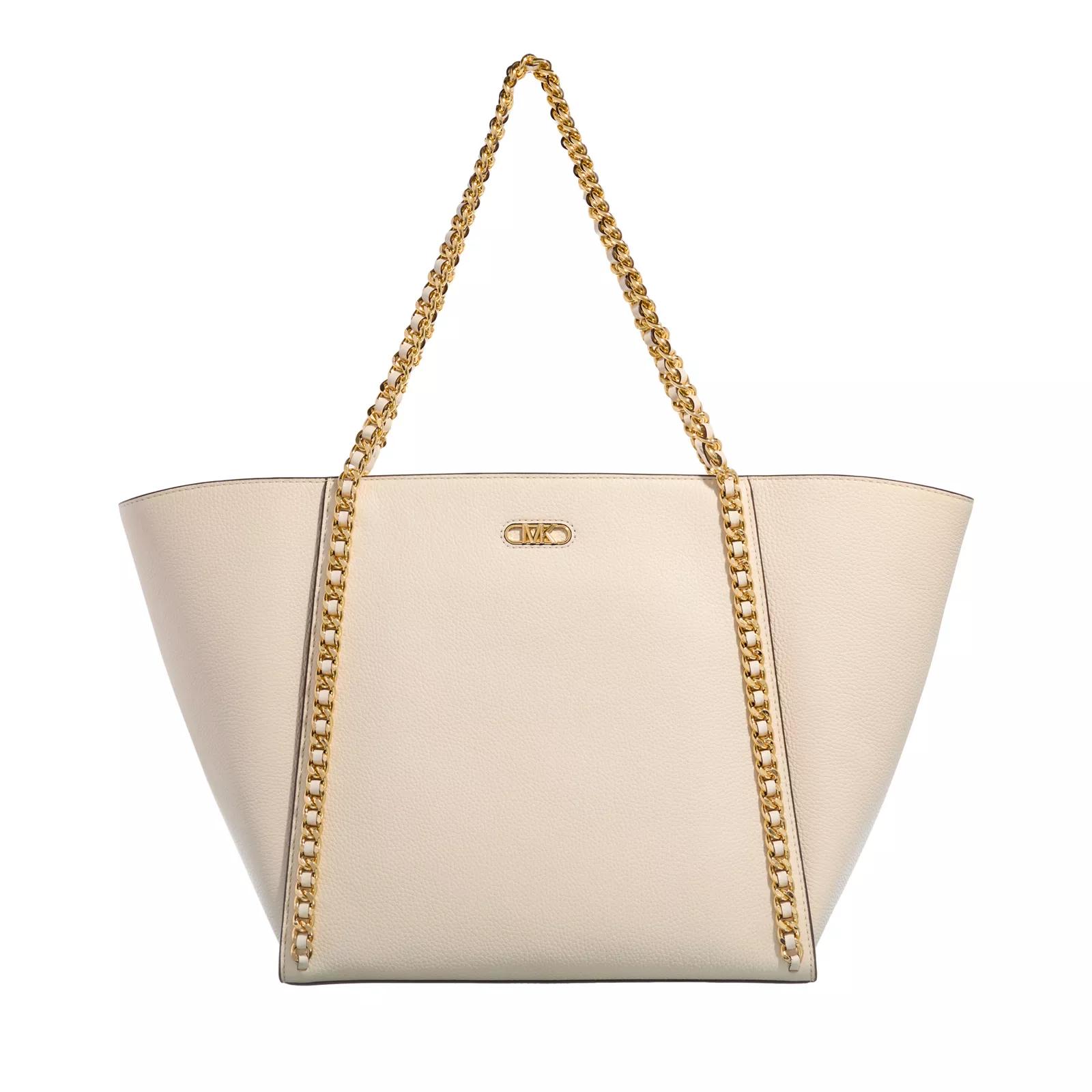 Michael Kors Umhängetasche - Westley Large Top-Zip Chain Tote - Gr. unisize - in Creme - für Damen von Michael Kors