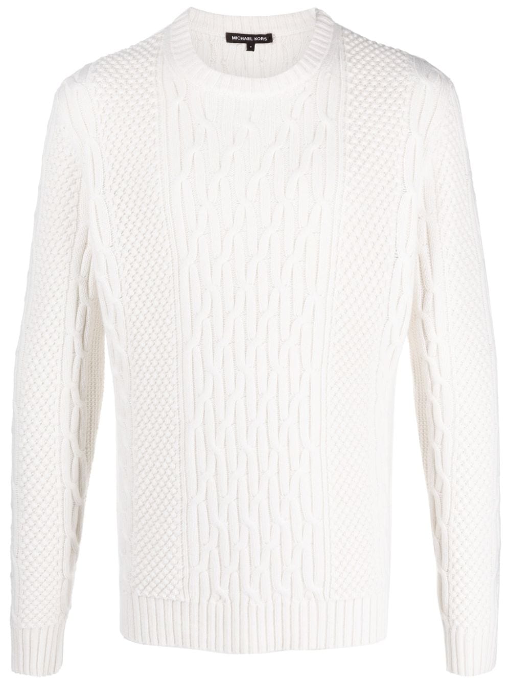 Michael Kors cable-knit crew-neck jumper - Neutrals von Michael Kors