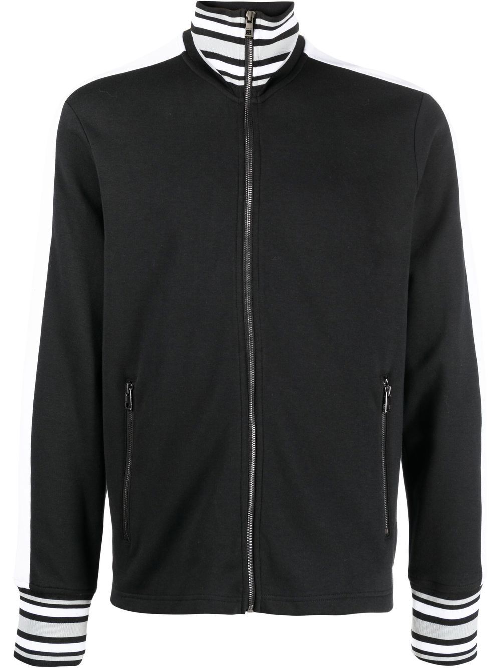 Michael Kors funnel-neck zip-up sweatshirt - Black von Michael Kors