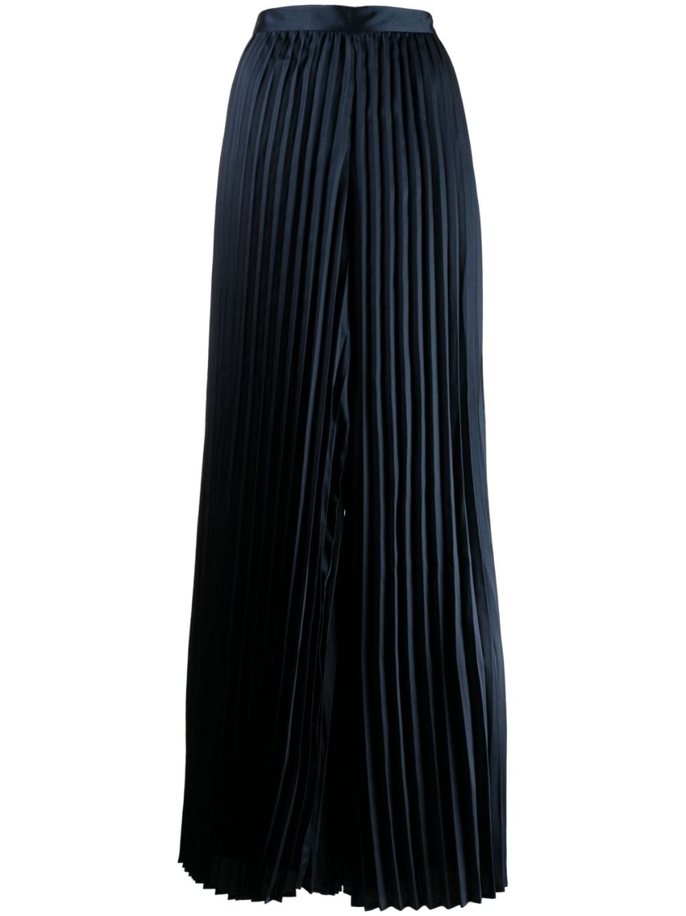 Michael Kors high-waist pleated palazzo trousers - Blue von Michael Kors
