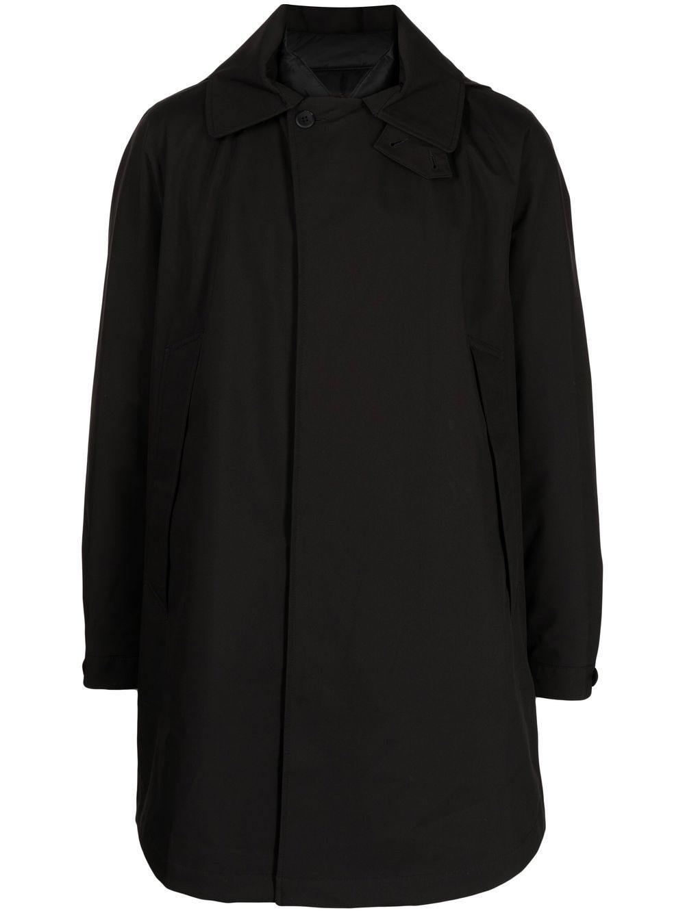 Michael Kors hooded layered peacoat - Black von Michael Kors