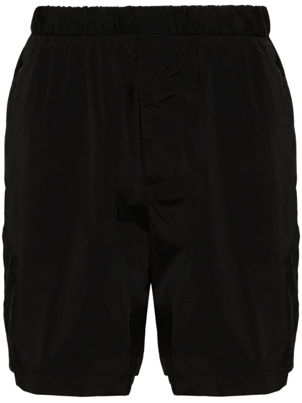 Michael Kors logo-patch drawstring track shorts - Black von Michael Kors