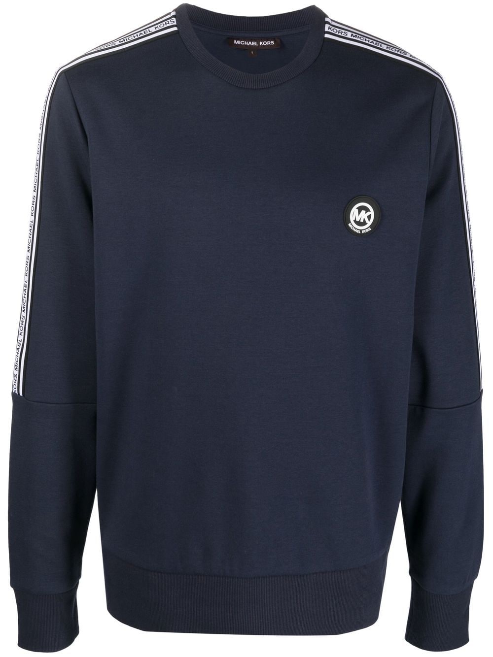 Michael Kors logo-patch sweatshirt - Blue von Michael Kors