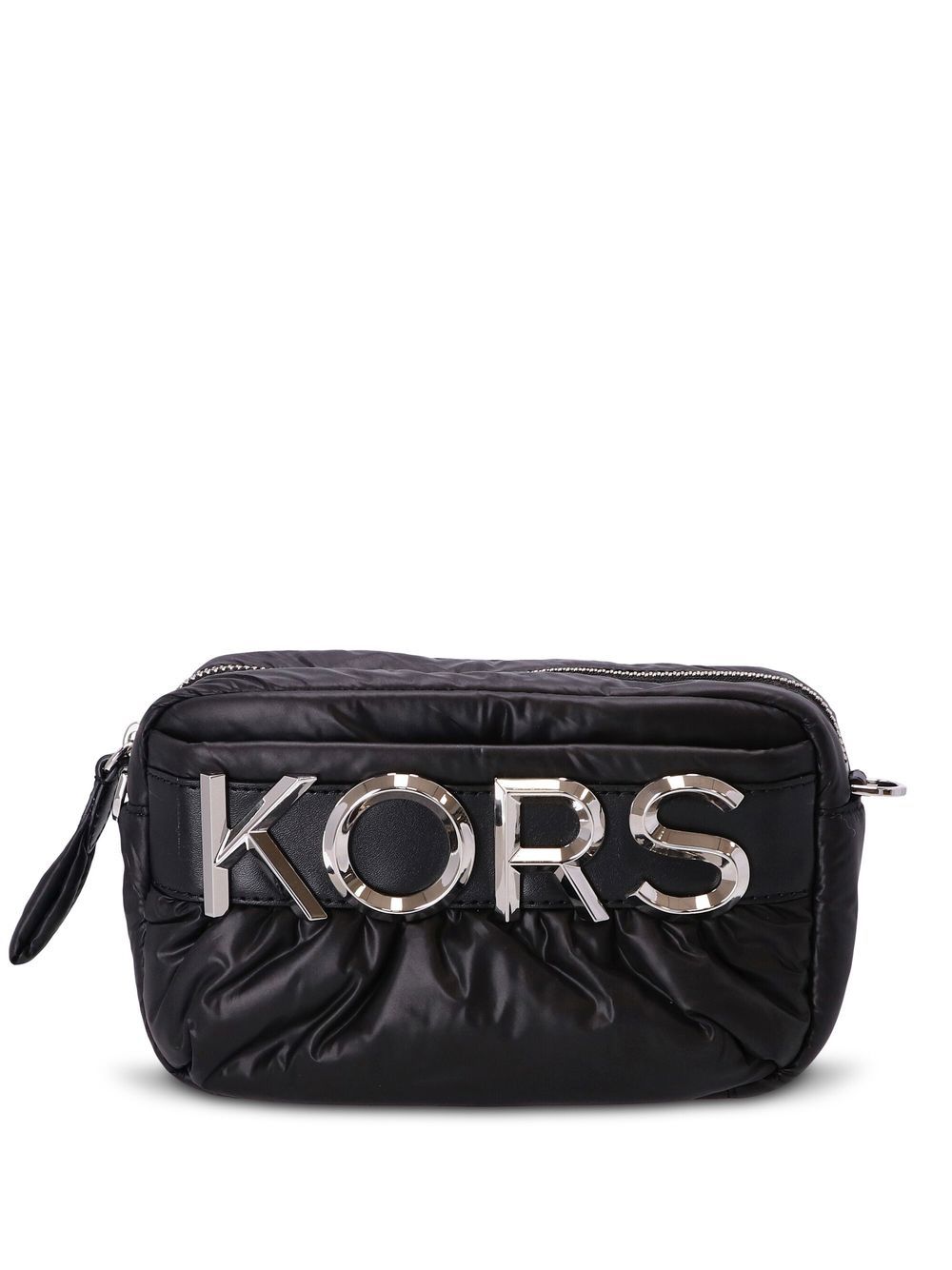 Michael Michael Kors logo-plaque zipped crossbody bag - Black von Michael Michael Kors