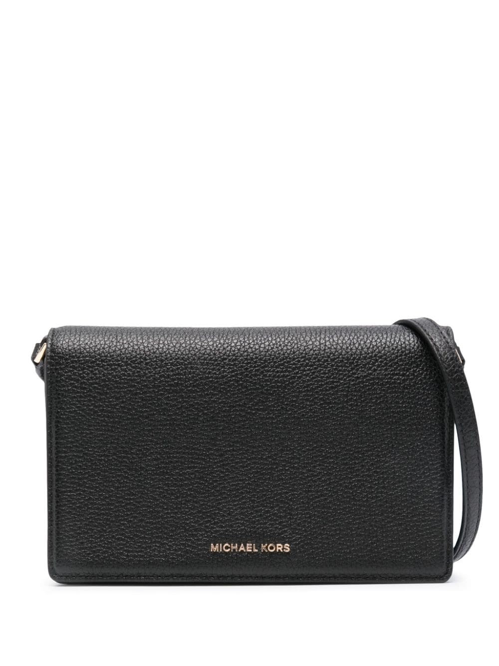 Michael Kors medium Jet Set leather cross body bag - Black von Michael Kors