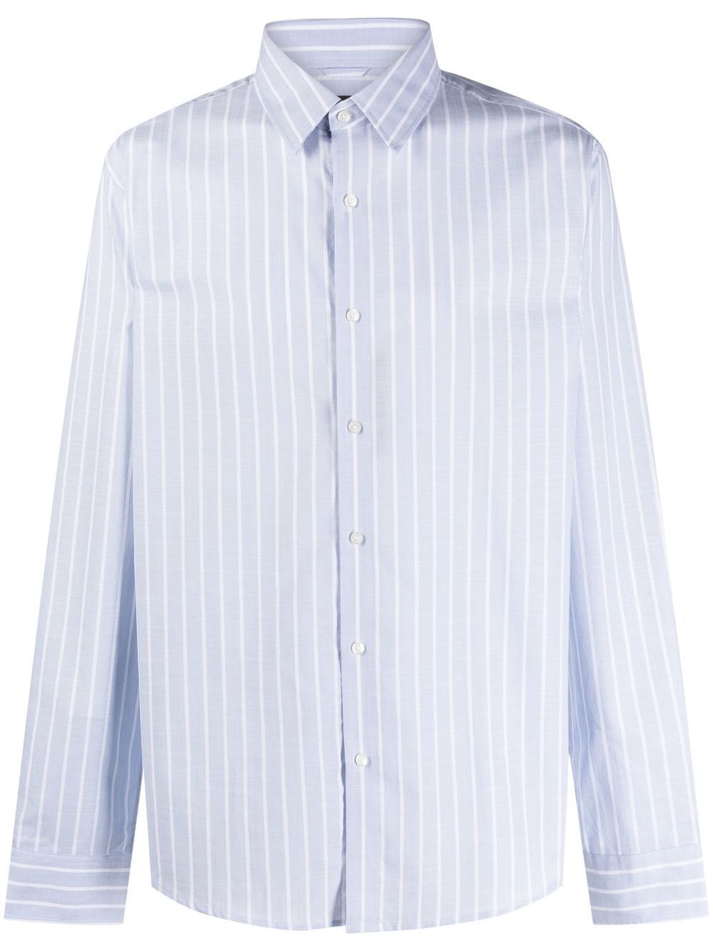 Michael Kors striped long-sleeve shirt - Blue von Michael Kors
