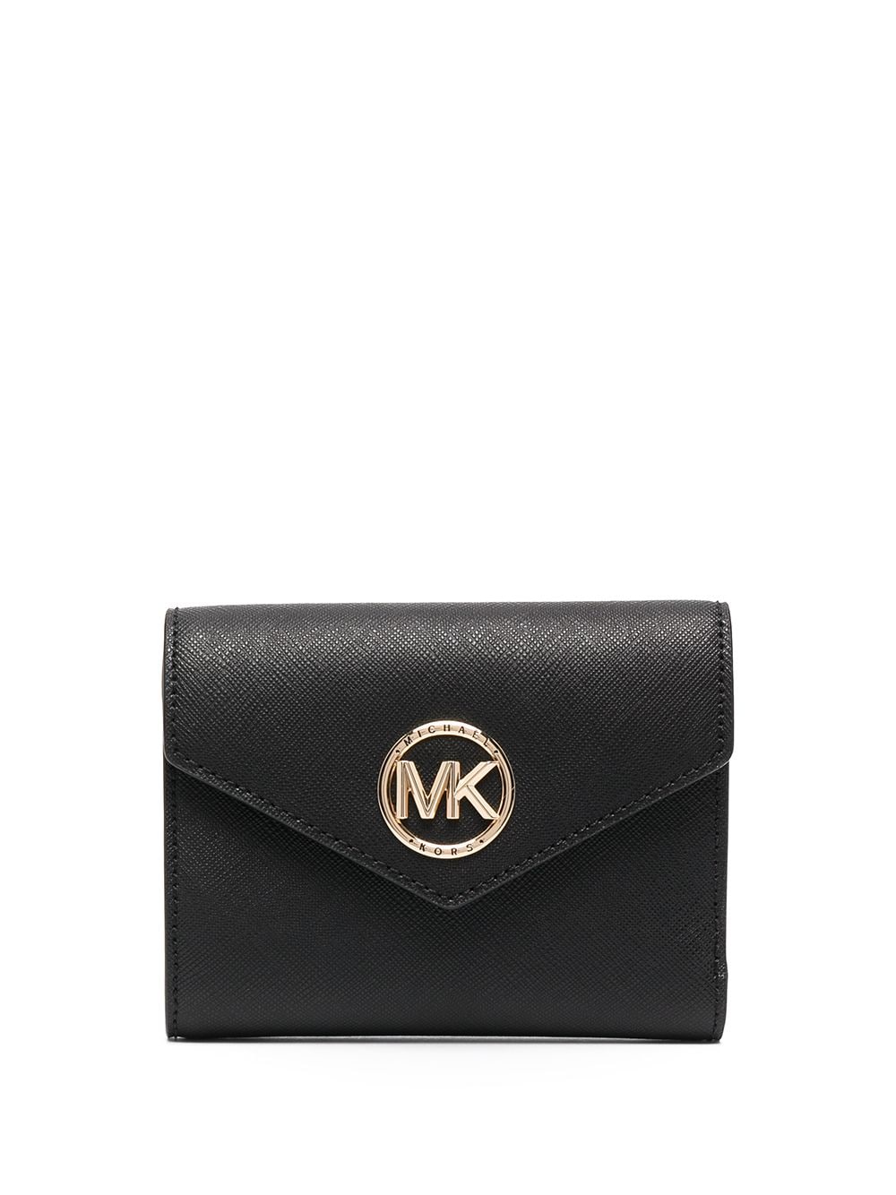 Michael Michael Kors Carmen logo-plaque wallet - Black von Michael Michael Kors