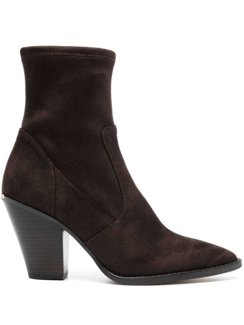 Michael Michael Kors Dover 100mm pointed-toe boots - Brown von Michael Michael Kors