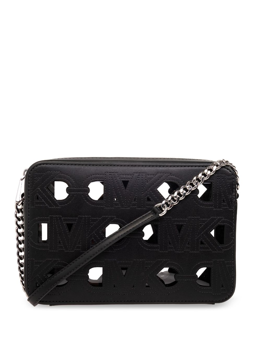 Michael Michael Kors Jet Set cut-out crossbody bag - Black von Michael Michael Kors