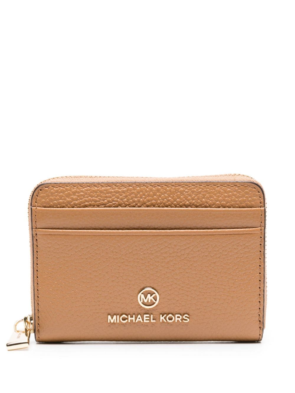 Michael Michael Kors Jet Set small logo plaque leather wallet - Brown von Michael Michael Kors