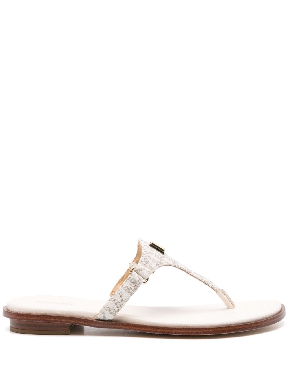 Michael Michael Kors Jillian logo-plaque sandals - Neutrals von Michael Michael Kors