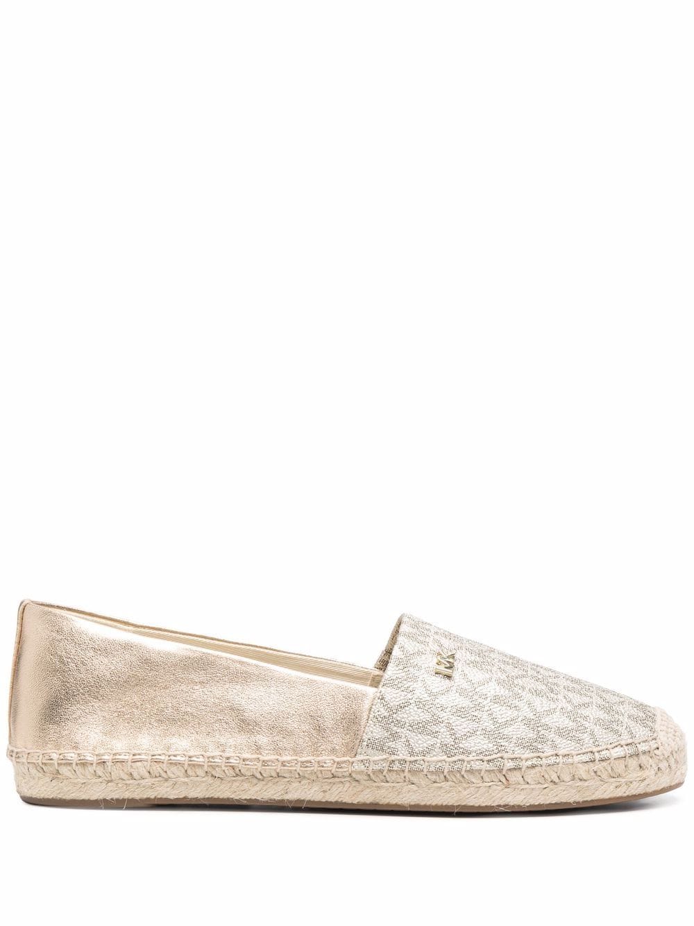 Michael Kors Kendrick monogram-print espadrilles - Gold von Michael Kors