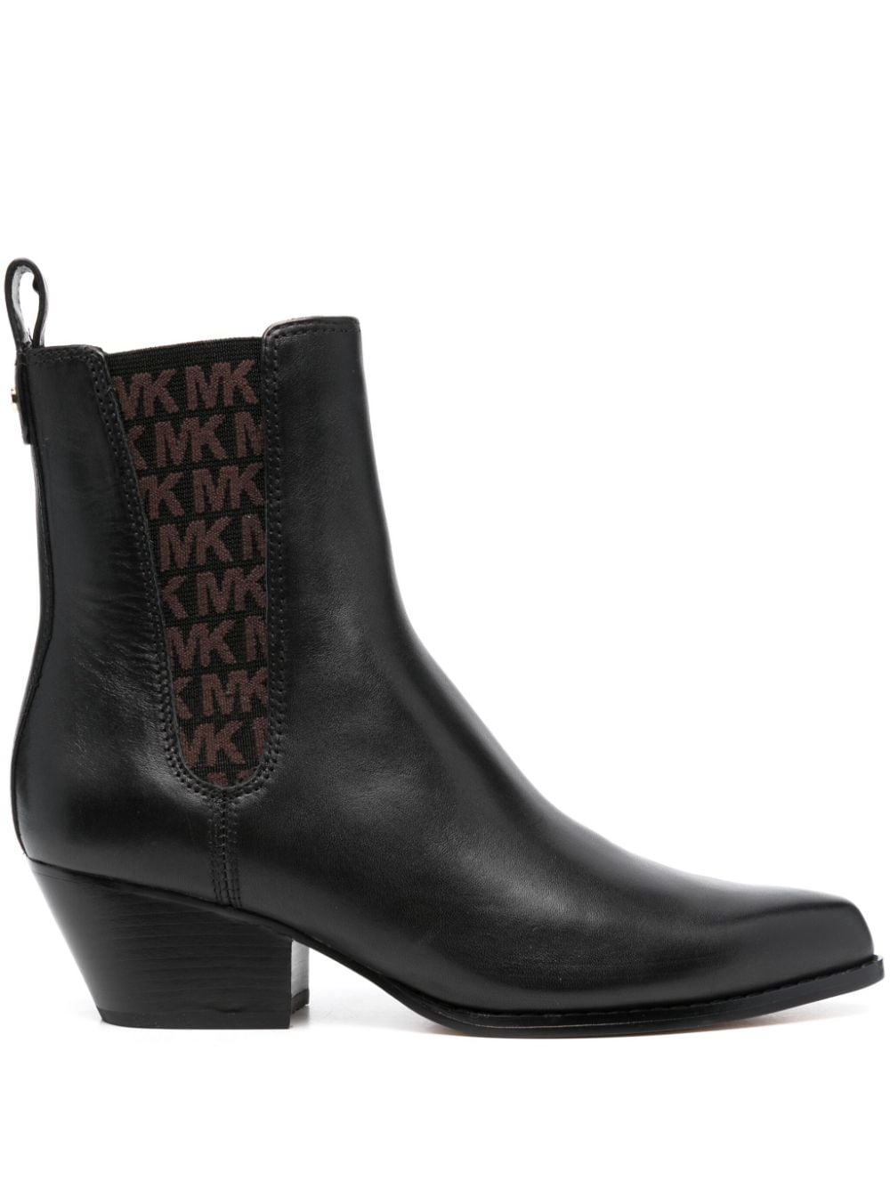 Michael Michael Kors Kinlee 50mm leather ankle boots - Black von Michael Michael Kors