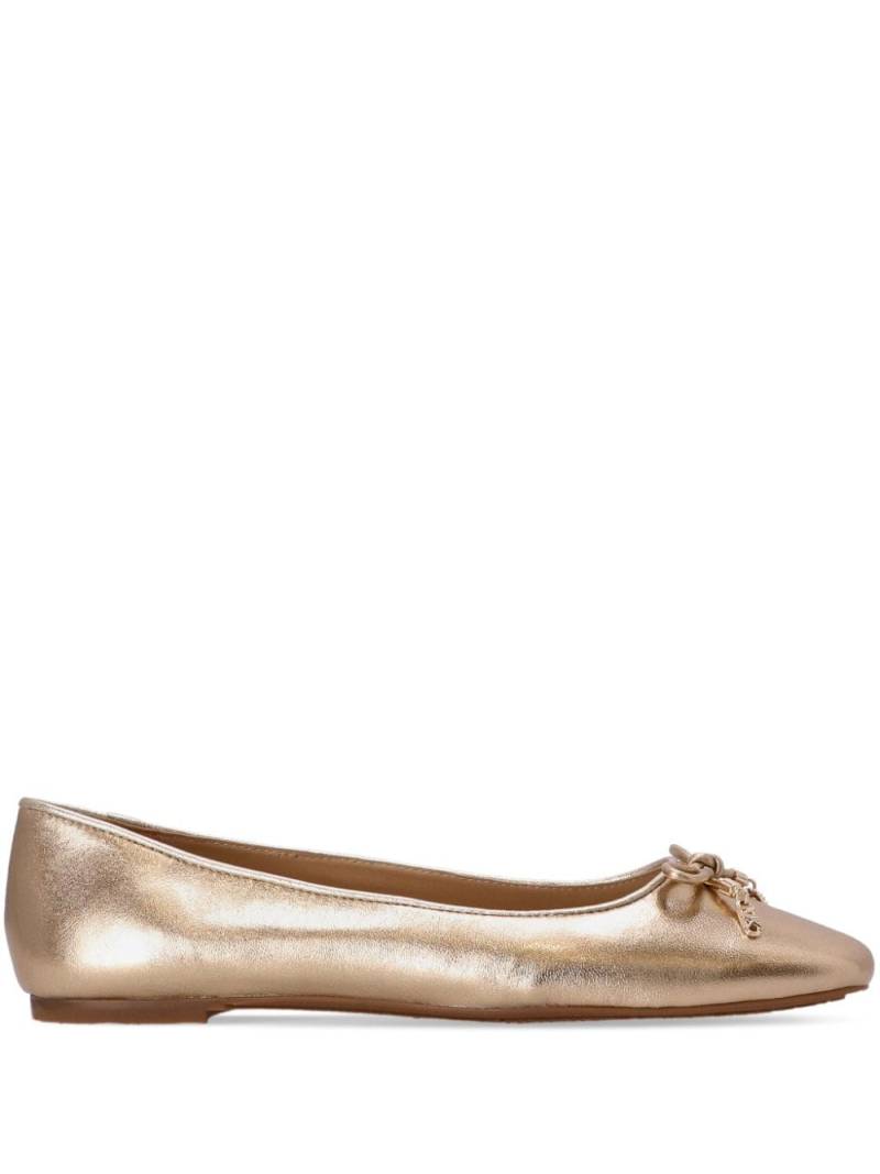 Michael Michael Kors Nori metallic ballerina shoes - Pink von Michael Michael Kors