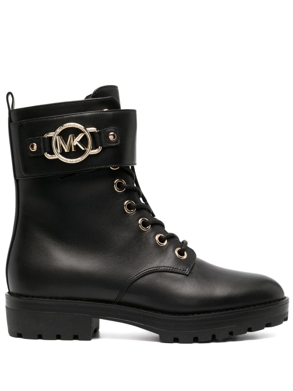 Michael Michael Kors Rory lace-up leather boots - Black von Michael Michael Kors