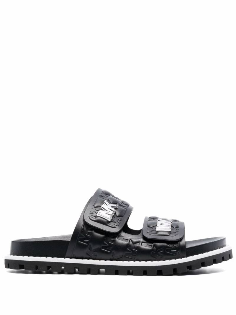 Michael Kors Stark debossed-logo sandals - Black von Michael Kors