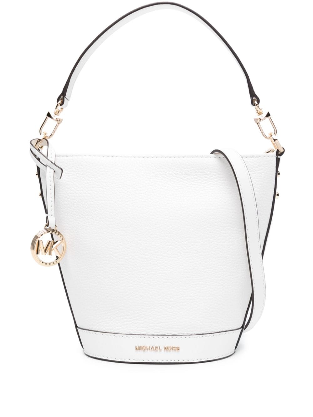 Michael Michael Kors Townsend leather bucket bag - White von Michael Michael Kors