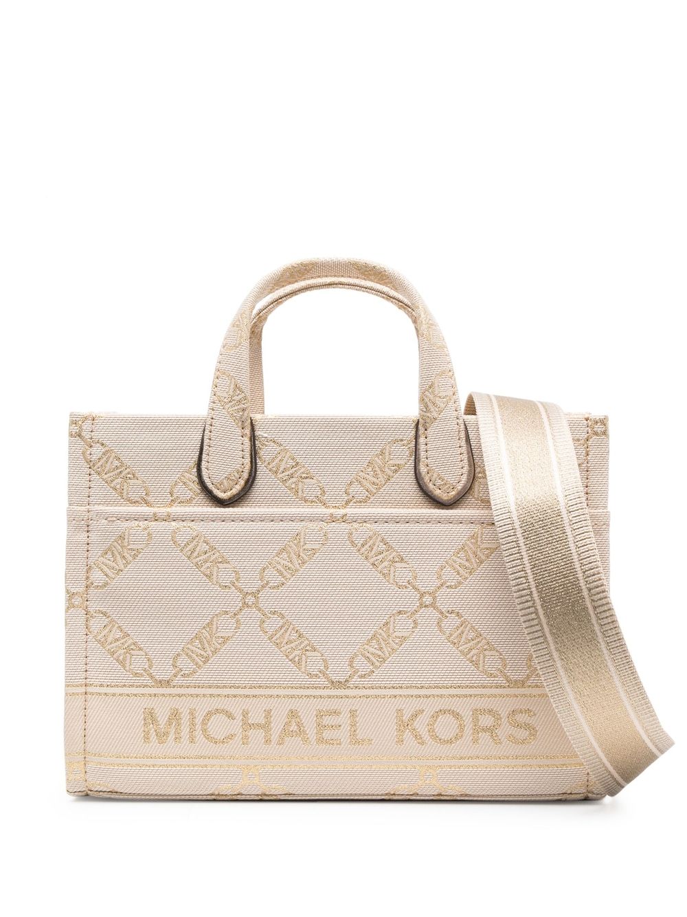 Michael Michael Kors chain-link monogram tote bag - Neutrals von Michael Michael Kors