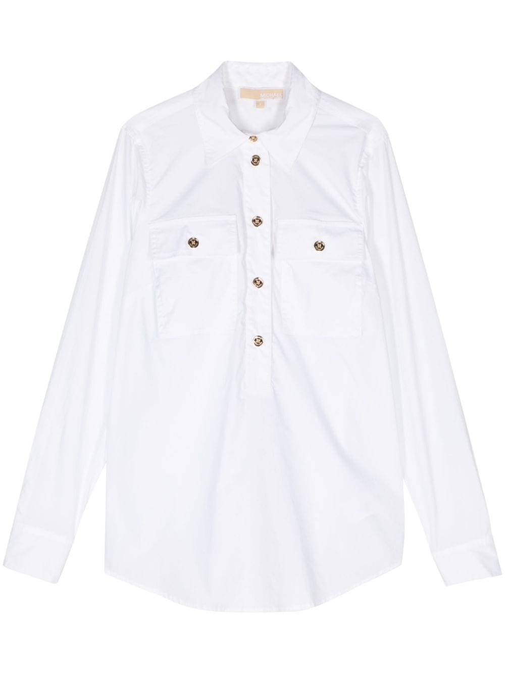 Michael Michael Kors collared poplin blouse - White von Michael Michael Kors