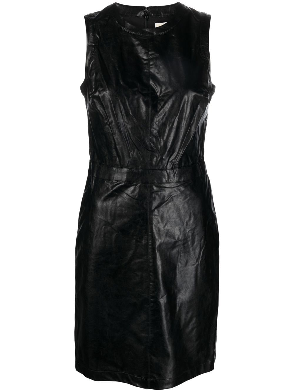 Michael Michael Kors faux leather mini dress - Black von Michael Michael Kors