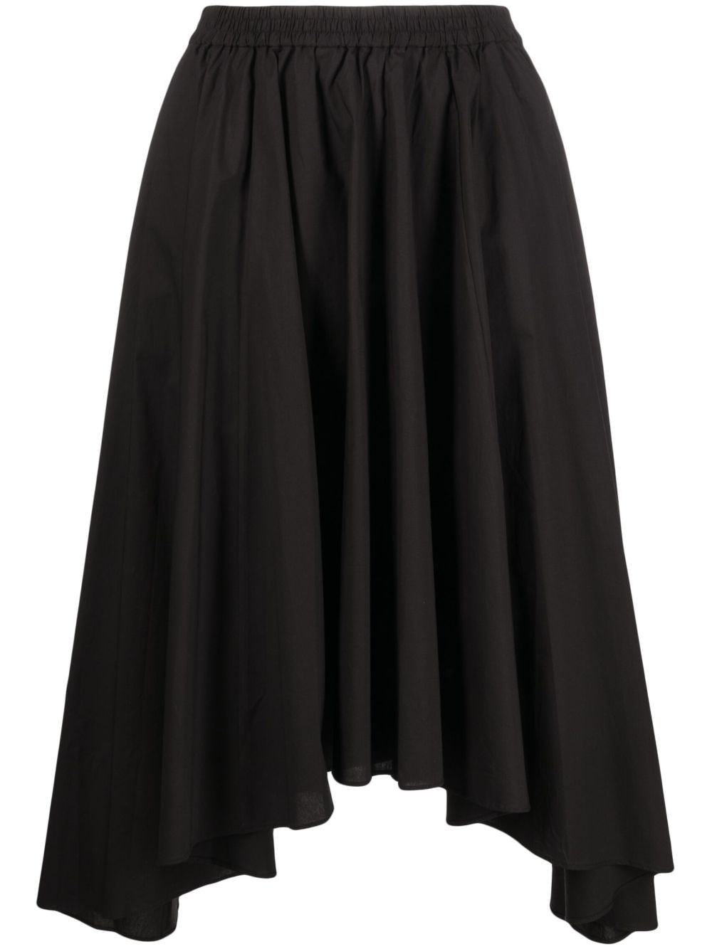 Michael Michael Kors high-waisted asymmetric-hem skirt - Black von Michael Michael Kors