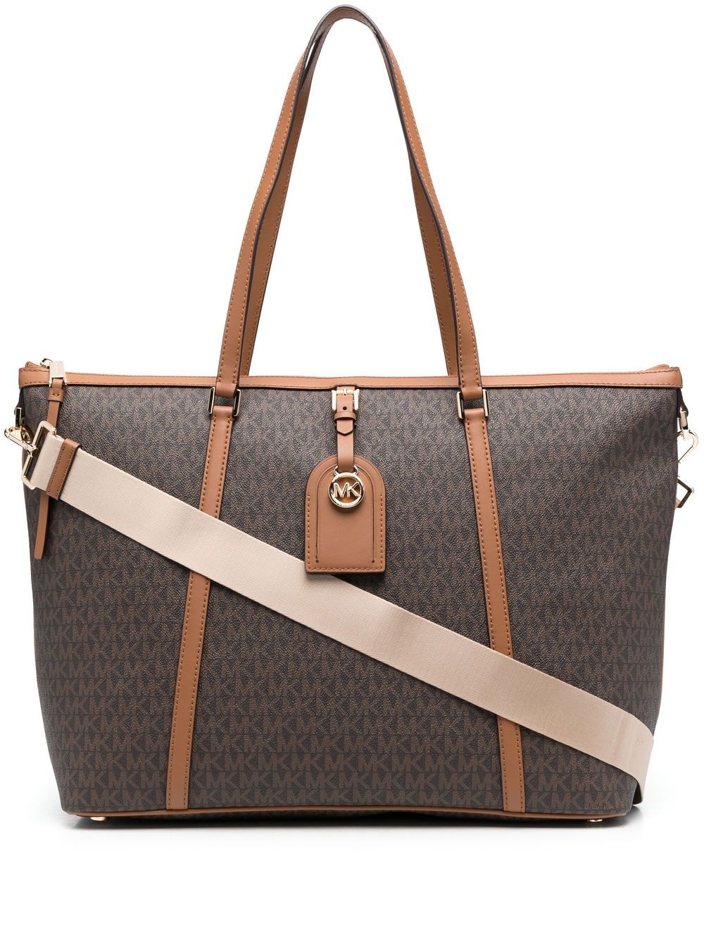 Michael Kors large Heritage tote bag - Brown von Michael Kors