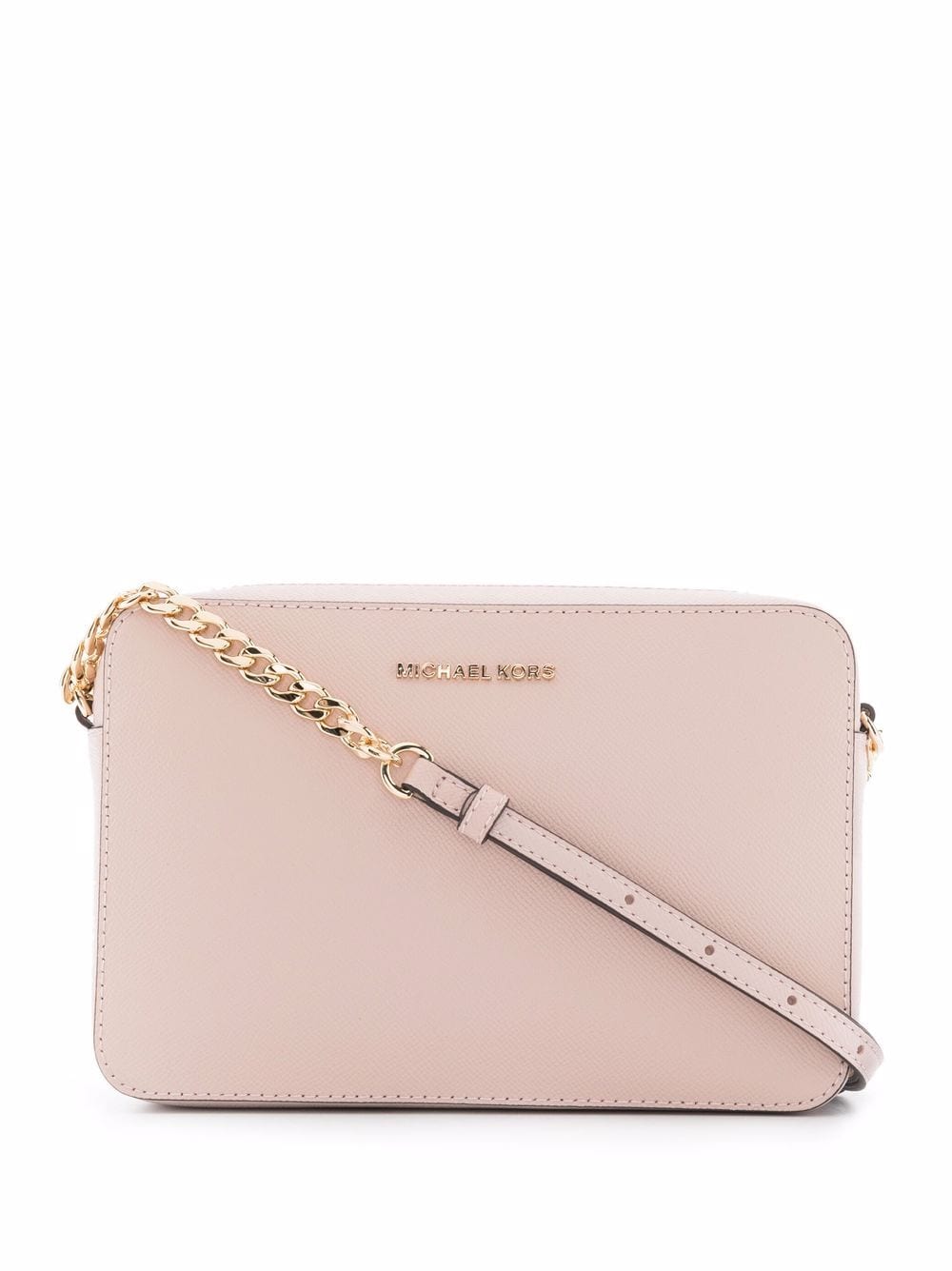 Michael Michael Kors large Jet Set leather crossbody bag - Pink von Michael Michael Kors