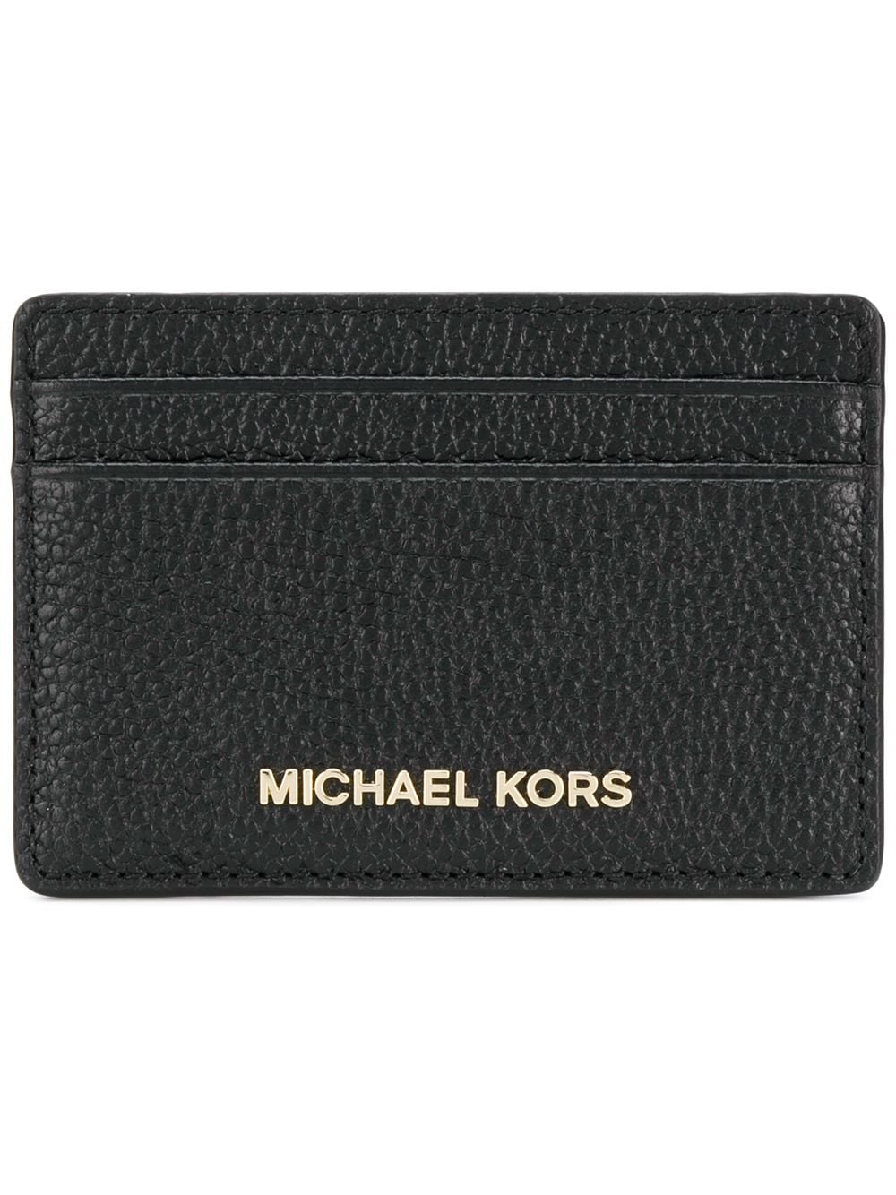 Michael Michael Kors logo cardholder - Black von Michael Michael Kors